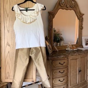 Ralph Lauren top and pants